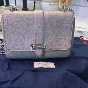 Aspinal of London Medium Lottie Leather Shoulder Bag